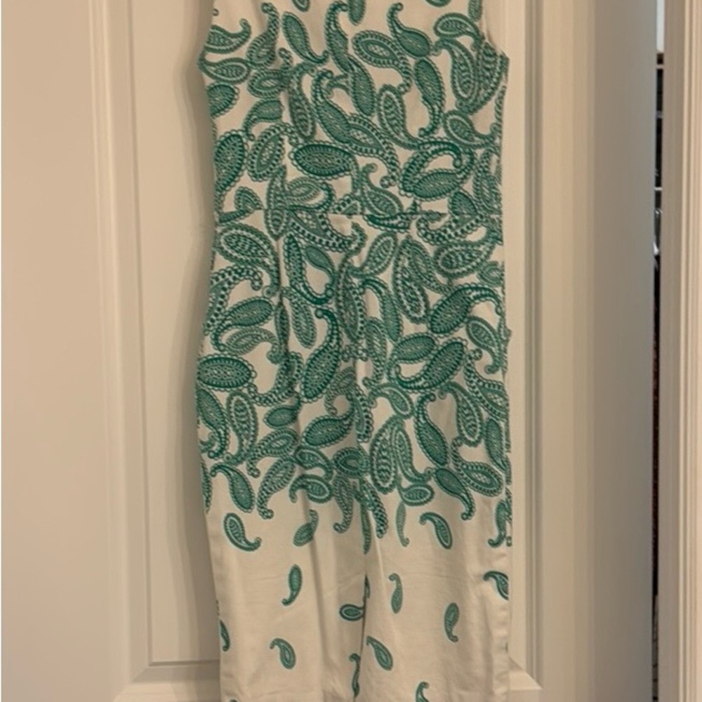 NINE WEST Elegant Green Paisley Dress - Picture 12 of 12